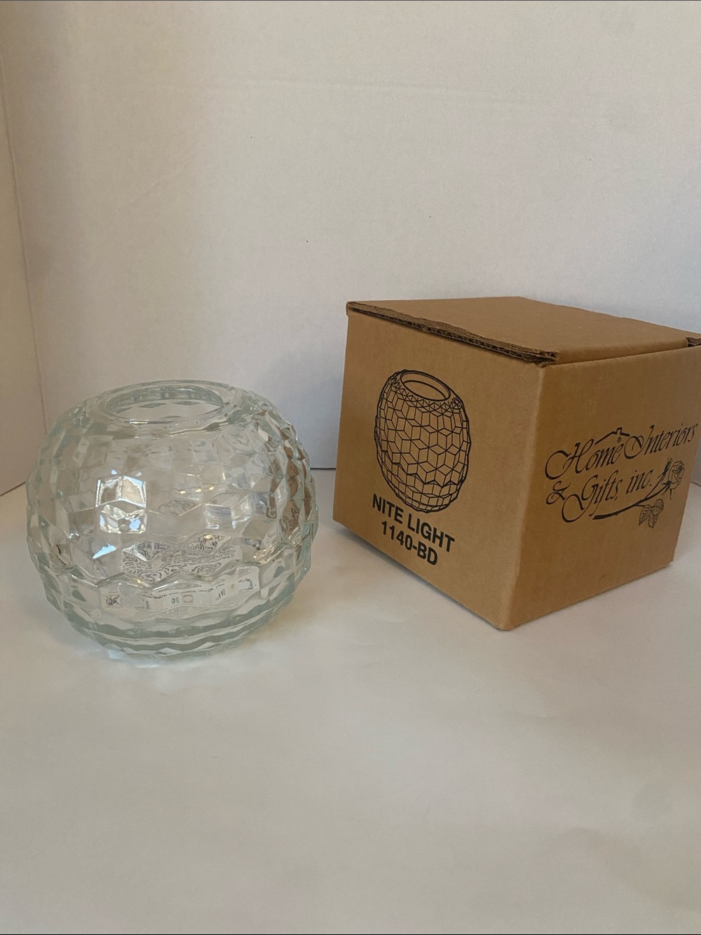 Fairy Lamp Home Interiors Gifts Nite Light 1140-BD new old stock 2 piece.